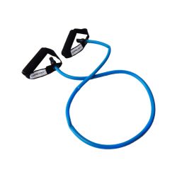   Capetan® Elastische Fitnesstube – Gummiseil – mit weichem Handgriff aus Schaum, STARK