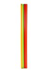 Capetan® 100 cm lange Balancierstange, 4-er Set, mit gelber, grüner, orangener und roter Farbe