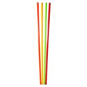   Capetan® 120 cm lange Balancierstange, 4-er Set, mit gelber, grüner, orangener und roter Farbe