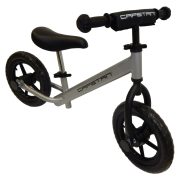   Capetan® Energy Shadow Line Silberfarbenes Laufrad mit 12" Rädern – Kinderfahrrad ohne Pedal