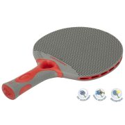   Cornilleau Tacteo 50 Tischtennisschläger für Außenraum, rot/grau