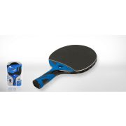 Cornilleau Nexeo X90 Carbon Tischtennisschläger für Außenraum mit Gummi-Belag