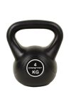 Capetan ® Kettlebell aus Kunststoff, Kugelhantel mit Zement Füllung, Kunststoff Überzug