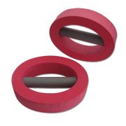 Ovales Aquafitness Hantelpaar – ellipsenförmig, 24x20x6 cm Ovales Aquafitness Hantelpaar – ellipsenförmig, 24x20x6 cm
