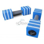Aquafitness Kurzhantelpaar mit würfelförmigen 8x8x9 cm Kopf Aquafitness Kurzhantelpaar mit würfelförmigen 8x8x9 cm Kopf
