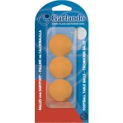 3 Stck. Garlando orangene Standard-Kickerbälle in Gehäuse
