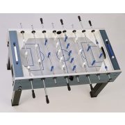 Garlando G-500W Fußballtisch für Außenverwendung mit durchgehenden Stangen – blau-silbern