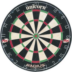 Unicorn Radius Dartscheibe – Sisal