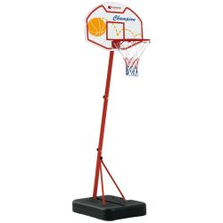   Garlando Phoenix 165 cm hoher portabler Streetballständer für Kinder mit Plastikbehälter – der Standfuß mit Sand oder Wasser füllbar