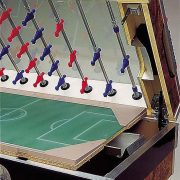 Garlando Olympic Münzprüfer-Fußballtisch mit Teleskopstangen