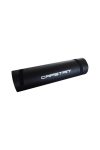 Capetan® Professional Line NBR Fitnessmatte mit Aufhängern in der Größe 180x61x1 cm, in schwarzer Farbe – mit elastischem Tragegurt