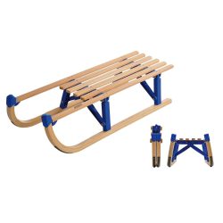   Innsbruck klappbarer Holzschlitten in 100 cm langer Ausführung