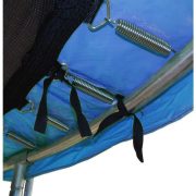 Capetan® 244 cm Durchm. blaue PVC Trampolin Federabdeckung mit 20 mm dicker Polsterung