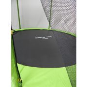 Capetan® Selector Lime 305 cm Trampolin mit 180 kg Belastbarkeit, mit langen Netzstangen, mit befestigenden T-Elementen zusätzlich verstärktes Rahmengestell, mit extra hohem Sicherheitsnetz – premium Gartentrampolin mit dicker Federabdeckung, mit ei