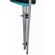 Capetan® Selector Lime 305 cm Trampolin mit 180 kg Belastbarkeit, mit langen Netzstangen, mit befestigenden T-Elementen zusätzlich verstärktes Rahmengestell, mit extra hohem Sicherheitsnetz – premium Gartentrampolin mit dicker Federabdeckung, mit ei