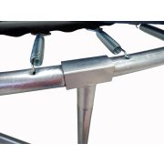 Capetan® Selector Lime 305 cm Trampolin mit 180 kg Belastbarkeit, mit langen Netzstangen, mit befestigenden T-Elementen zusätzlich verstärktes Rahmengestell, mit extra hohem Sicherheitsnetz – premium Gartentrampolin mit dicker Federabdeckung, mit ei