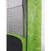 Capetan® Selector Lime 397 cm Trampolin mit 180 kg Belastbarkeit, mit langen Netzstangen, mit befestigenden T-Elementen zusätzlich verstärktes Rahmengestell, mit extra hohem Sicherheitsnetz – premium Gartentrampolin mit dicker Federabdeckung, mit ei