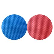Capetan® Floor Line 100x100x2,5 cm rot-blaue Puzzle-Tatamimatte in einer Ausführung mit 100 kg/m3 hoher Dichte