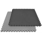   Capetan® Floor Line 100x100x2,5 cm grau-schwarze Puzzle-Tatamimatte