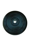 Capetan® 10 kg gummierte standardmäßige Hantelscheibe von 31 mm Durchm. mit einem Stahlring in der Mitte – gummiüberzogene Hantelscheibe