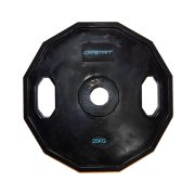Capetan® 25 kg gummiüberzogene Olympiascheibe, zwei Griffen, mit eckigem rollhemmendem Rand, mit 51 mm Lochdurchmesser – gummierte Hantelscheibe Capetan® 25 kg gummiüberzogene Olympiascheibe, zwei Griffen, mit eckigem rollhemmendem Rand, mit 51 mm Lochdurchmesser – gummierte Hantelscheibe