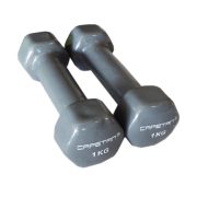 Capetan® Professional Line 2x1 kg ein Paar mit weichem Vinyl umhüllte Einhandhanteln aus Stahl Capetan® Professional Line 2x1 kg ein Paar mit weichem Vinyl umhüllte Einhandhanteln aus Stahl