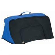 Speziell gestaltete Sporttasche zum Transportieren, Speichern eines Minihürdensets (für 6 Stck. 30 cm hohe Hürden) mit durch Reißverschluss nach unten öffnendem Fach, mit zwei verschiedenen Speicherfächern für Sportausrüstungen Speziell gestaltete Sporttasche zum Transportieren, Speichern eines Minihürdensets (für 6 Stck. 30 cm hohe Hürden) mit durch Reißverschluss nach unten öffnendem Fach, mit zwei verschiedenen Speicherfächern für Sportausrüstungen