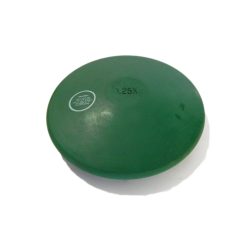   Capetan® Trainingsdiskus aus Gummi 1,25 kg – grüne Farbe; hinterlässt keine dunkle Spur auf dem Fußboden