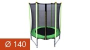 140cm Trampolin mit Sicherheitsnetz